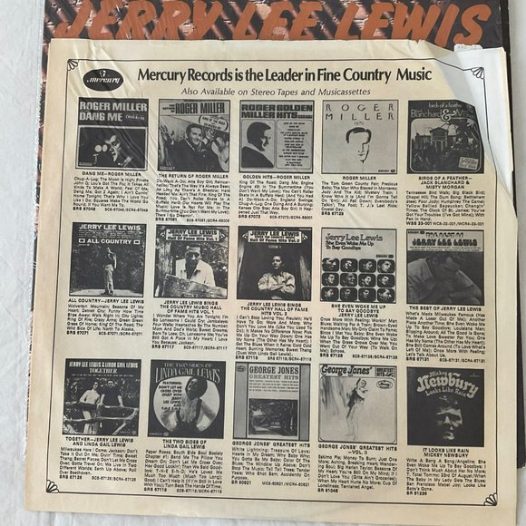 Jerry Lee Lewis: Touching Home Vintage Vinyl Record - Picture 5 of 10